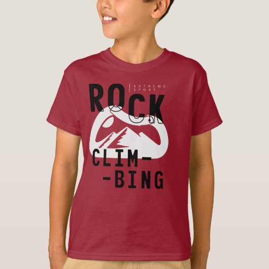 Rock Climbing Climber T-shirt (Voorkant)