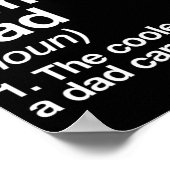 Rock Climbing Dad Definition Fun Sports Poster (Hoek)