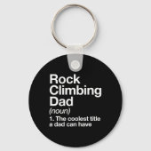 Rock Climbing Dad Definition Funny Sports  Sleutelhanger (Voorkant)