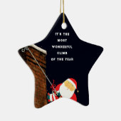 Rock Climbing Holiday Gift Keramisch Ornament (Rechts)