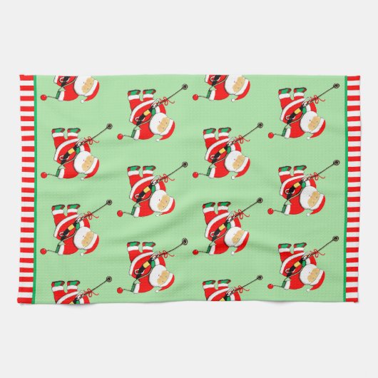 Rock Climbing Holiday Gift Theedoek (Horizontaal)