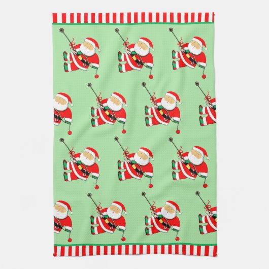 Rock Climbing Holiday Gift Theedoek (Verticaal)