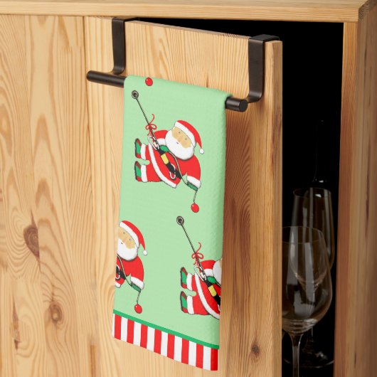 Rock Climbing Holiday Gift Theedoek (Derde Gevouwen)