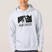 Rock Climbing - Keep Clinging On Or Get Over It? Hoodie (Voorkant)