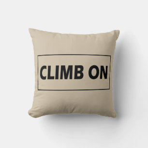Rock Climbing klimmer op de klim Kussen