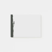 Rock Climbing Mountain Climber Silhouette Post-it® Notes (Voorkant)