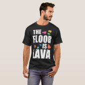 Rock Climbing Outfitshe Floor Is Lava Rock Climbin T-shirt (Voorkant volledig)