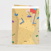 Rock Climbing Party Bedankt voor je berichtjes (Achterkant)