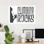 Rock Climbing Poster (Thuiskantoor)