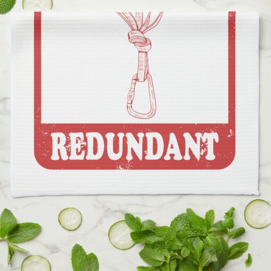 Rock climbing redundant belay station theedoek (Gevouwen)