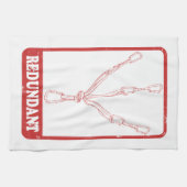 Rock climbing redundant belay station theedoek (Horizontaal)