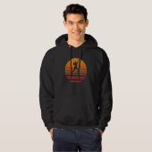 Rock Climbing Retro Mountain Climber Hoodie (Voorkant volledig)
