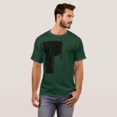 Rock climbing retro t-shirt (Voorkant volledig)