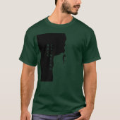 Rock climbing retro t-shirt (Voorkant)