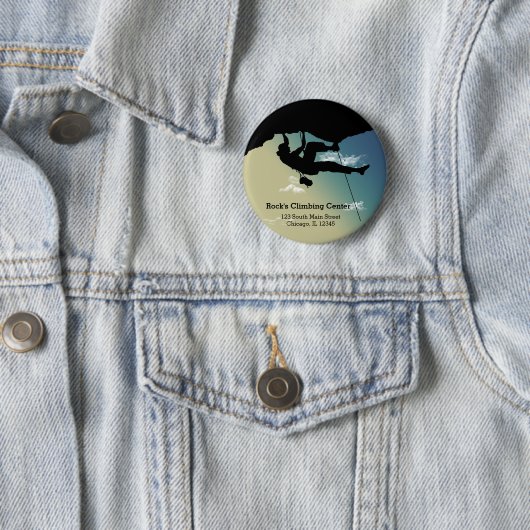 Rock Climbing Ronde Button 5,7 Cm (In situ)