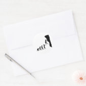 Rock Climbing Ronde Sticker (Envelop)