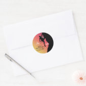 Rock Climbing Ronde Sticker (Envelop)