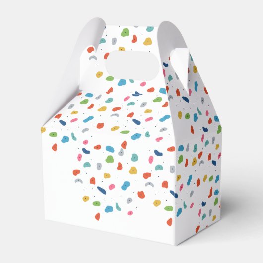 Rock Climbing Schattige Kids Verjaardagsfeest Bedankdoosjes (Achterkant)