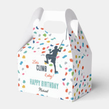 Rock Climbing Schattige Kids Verjaardagsfeest