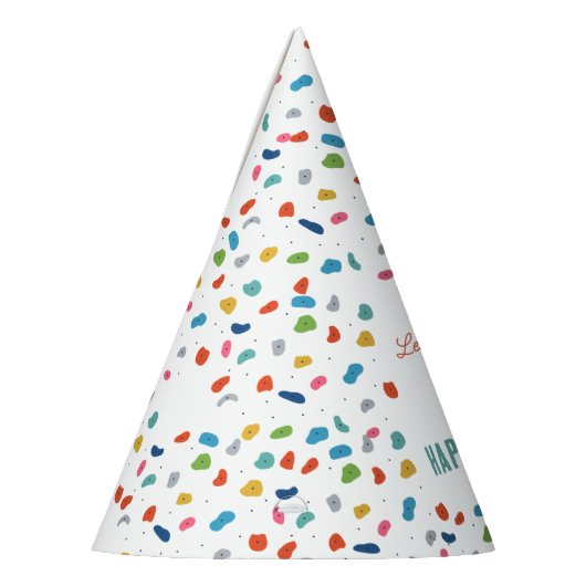 Rock Climbing Schattige Kids Verjaardagsfeest Feesthoedjes (Links)