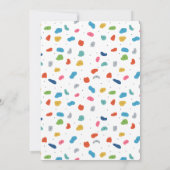 Rock Climbing Schattige Kids Verjaardagsfeest Kaart (Achterkant)