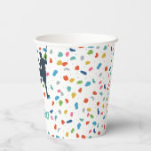 Rock Climbing Schattige Kids Verjaardagsfeest Papieren Bekers (Achterkant)