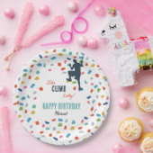 Rock Climbing Schattige Kids Verjaardagsfeest Papieren Bordje (Feest)