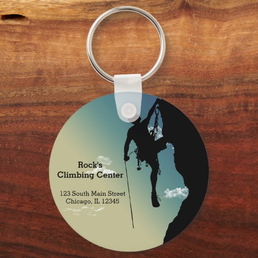 Rock Climbing Sleutelhanger (Voorkant)