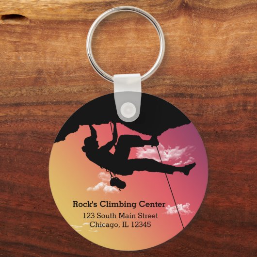 Rock Climbing Sleutelhanger (Voorkant)