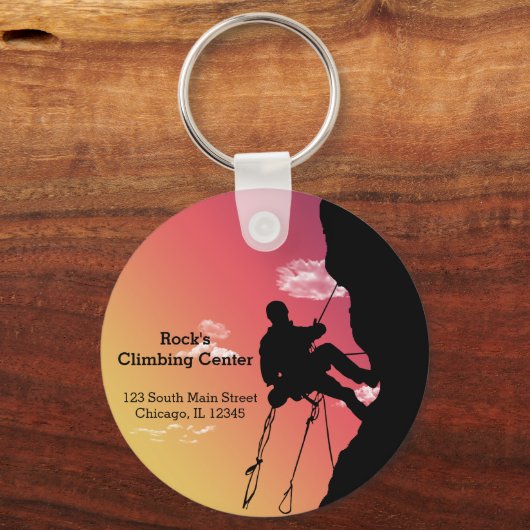 Rock Climbing Sleutelhanger (Voorkant)