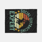 Rock Climbing Social Distancing Tee Climber Gift B Fleece Deken (Voorkant (Horizontaal))