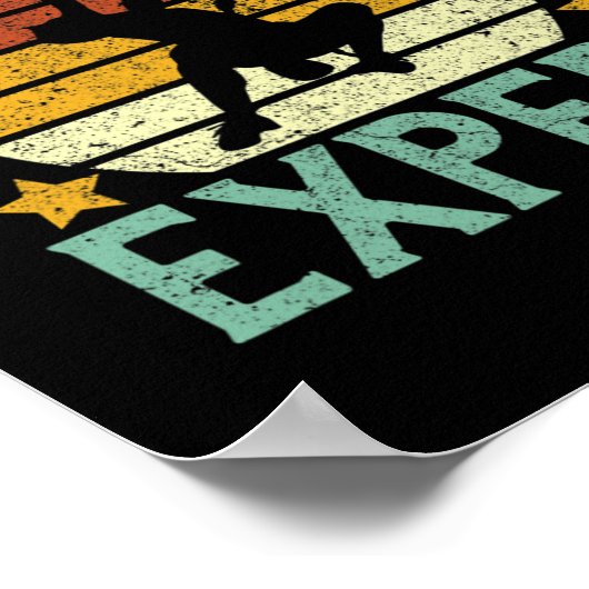 Rock Climbing Social Distancing Tee Climber Gift B Poster (Hoek)