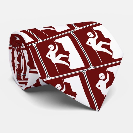 Rock Climbing Stropdas (Opgerold)