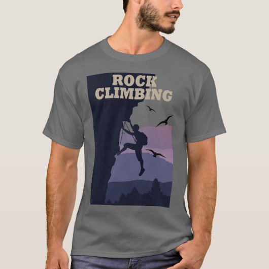 ROCK CLIMBING T-SHIRT (Voorkant)