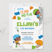 Rock Climbing Verjaardag Kaart (Voorkant)