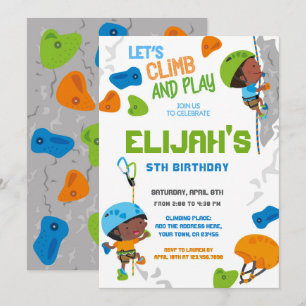 Rock Climbing Verjaardag Kaart