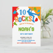 Rock Climbing Verjaardag Kaart (Staand voorkant)