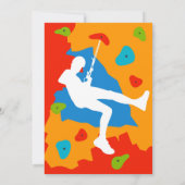 Rock Climbing Verjaardag Kaart (Achterkant)