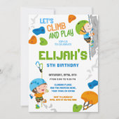 Rock Climbing Verjaardag Kaart (Voorkant)