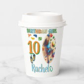 Rock Climbing Verjaardag Meisje Adventure Klaar Papieren Bekers (Achterkant)