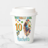 Rock Climbing Verjaardag Meisje Adventure Klaar Papieren Bekers (Voorkant)