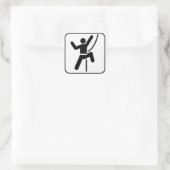 Rock Climbing Vierkante Sticker (Tas)