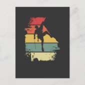 Rock Climbing Vintage Briefkaart (Voorkant)