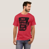 Rock Climbing Your Attitude Determines Your boy T-shirt (Voorkant volledig)