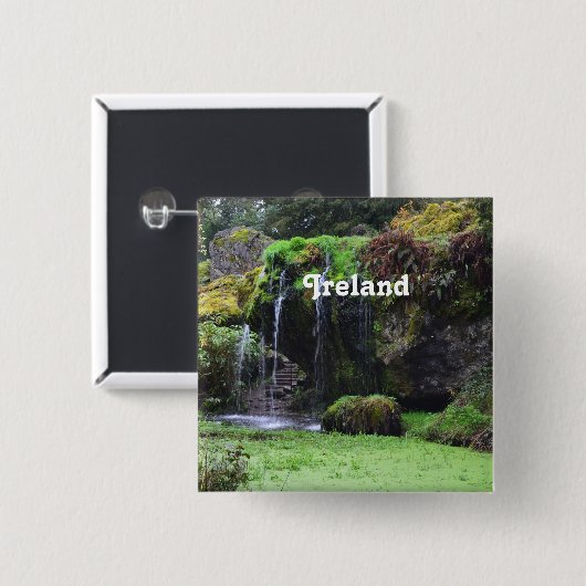 Rock Close Vierkante Button 5,1 Cm (Voorkant /achterkant)