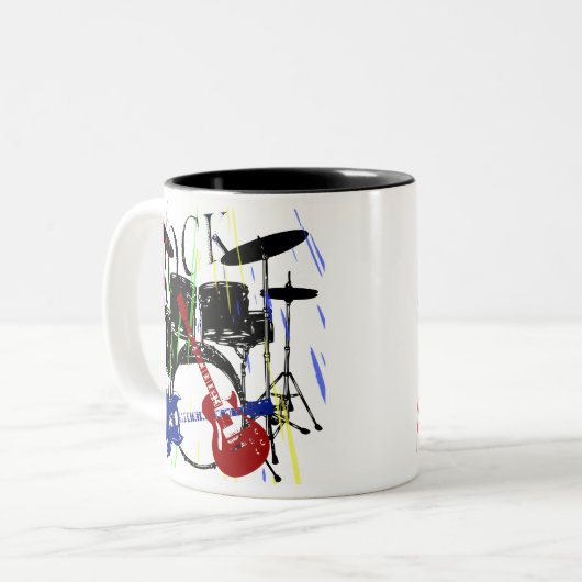 Rock Coffee Mok (Voorkant links)