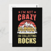 Rock Collect Geologist Funny Geology Briefkaart (Voorkant / Achterkant)