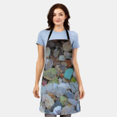 Rock Collectie Natuur Foto Raw Stone Schort (Gedragen)