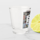 Rock Collectie Natuur Rockhound Kleurrijke Stenen Shot Glas (Links)