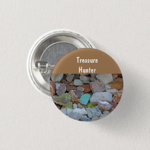 Rock Collectie Stone Rockhound Treasure Hunter Ronde Button 3,2 Cm
